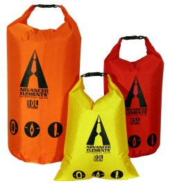 Advanced Elements PackLite Roll Top Dry Bag vandtæt kajak tasker [3-sæt]
