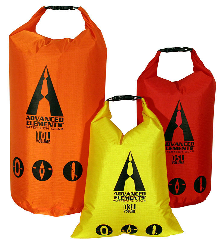 Billede af Advanced Elements PackLite Roll Top Dry Bag vandtætte poser [3-sæt]